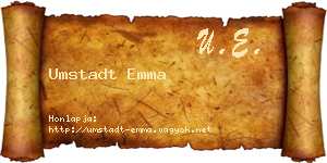 Umstadt Emma névjegykártya